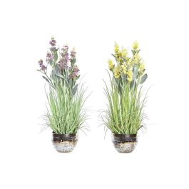 DKD Home Decor Planta Artificial Lavanda Rosa Palo y Amarillo, Porcelana y PE, 20x66x20 cm, Pack de 2 Unidades Precio: 55.73502. SKU: S3030621