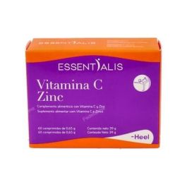 HEEL Essentialis Vitamina C Zinc 60 Comp. Complemento Alimenticio para el Sistema Inmune con 500mg Vitamina C y 5mg Zinc, Apto Veganos, Sin Gluten ni Lactosa Precio: 10.5000005. SKU: B17LD3589G