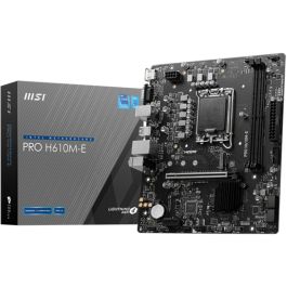 MSI PRO H610M-E H610.S1700.mATX.DDR5 Placa Base Intel LGA 1700 DDR5 micro ATX para PC