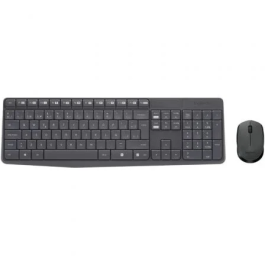 Logitech Combo Teclado/Ratón MK235 Inalámbrico QWERTY 920-007919 Distribución Español, Pilas Larga Duración, Resistente a Salpicaduras Precio: 30.94999952. SKU: S5600417