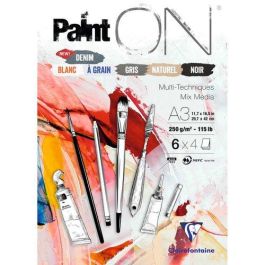 Bloc De Dibujo Clairefontaine Paint On Multitecnicas Encolado A3 250G 24H Colores (6 Col X 4 Hojas) 2 unidades Precio: 35.4999996. SKU: B16Q8R2PDC