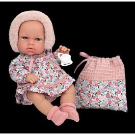 Muñeca elegance natal con bolsa multiusos.(cuerpo vinilo, sexo niña) 30 cm