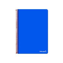 Cuaderno Espiral Liderpapel Folio Write Tapa Blanda 80H 60 gr Pauta 2,5 mm Con Margen Color Azul 10 unidades Precio: 15.49999957. SKU: B16GWQH4W3