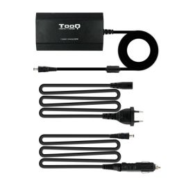Cargador de Portátil TooQ TQLC-100BS01M/ 100W/ Manual/ 12 Conectores/ Voltaje 12-24V/ 1 USB