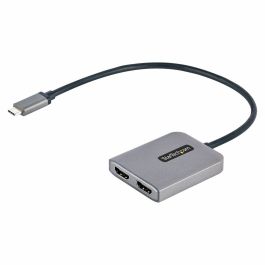 Hub USB Startech MST14CD122HD Gris Negro Negro/Gris