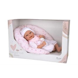 Muñeca Elegance Edur 40 cm con cuerpo blando, traje rosa y cojin (muñeco con peso) Precio: 48.9566. SKU: B1FPKNQFDJ