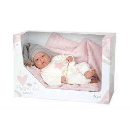 Muñeca elegance aria rosa con portabebe, incluye chupete (muñeco de peso)40 cm Precio: 70.13039. SKU: B14RY4MP8D