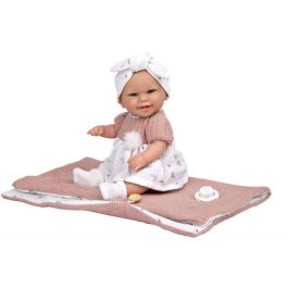 Muñeca elegance 33 cm babyto rosa c/saco de dormir (cuerpo vinyl, sexo niña)