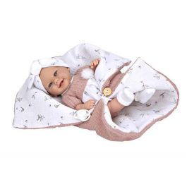 Muñeca elegance 33 cm babyto rosa c/saco de dormir (cuerpo vinyl, sexo niña)