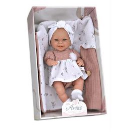 Muñeca elegance 33 cm babyto rosa c/saco de dormir (cuerpo vinyl, sexo niña)