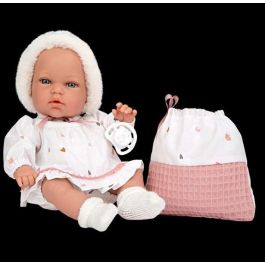 Muñeca elegance 30 cm natal blanco c/bolsa multiusos (cuerpo vinyl, sexo niña)