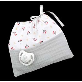 Muñeca elegance 30 cm natal gris c/bolsa multiusos (cuerpo vinyl, sexo niña)