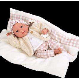 Muñeca elegance aria con cojin (muñeca de peso)40 cm cuerpo blando