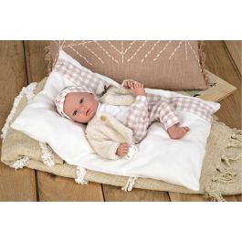 Muñeca elegance aria con cojin (muñeca de peso)40 cm cuerpo blando