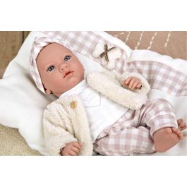 Muñeca elegance aria con cojin (muñeca de peso)40 cm cuerpo blando