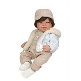 Muñeca elegance 45 cm zoe beige c/pelo c/mecanismo risa try me