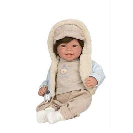 Muñeca elegance 45 cm zoe beige c/pelo c/mecanismo risa try me