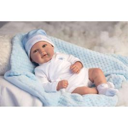 Muñeca reborn arias 45 cm mies azul con manta. Precio: 100.42395. SKU: B1CHVR3P2E