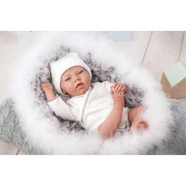 Muñeca reborn arias 40 cm noel con capazo y peluche Precio: 89.9514. SKU: S2405291