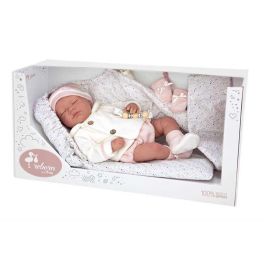 Muñeca reborn arias 45 cm macarena c/saco de dormir (ojos cerrados) Precio: 104.9554. SKU: B12GX8P3AB