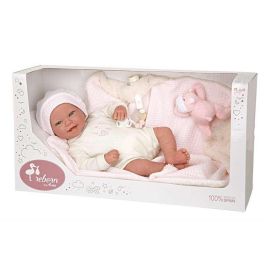 Muñeca reborn arias 45 cm viviane c/manta y peluche Precio: 100.42395. SKU: B173R872AM