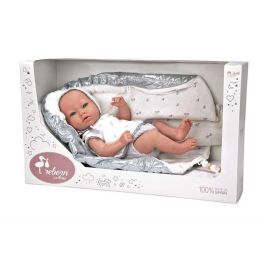 Muñeca REBORN ARIAS 38 CM BORJA GRIS C/MANTA (Cuerpo Vinyl, sexo niño) Precio: 100.79000041. SKU: B134X3PPLL