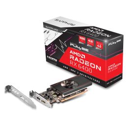 Tarjeta Gráfica Sapphire PULSE Radeon RX 6400 Gaming/ 4GB GDDR6 Tarjeta Gráfica Sapphire PULSE Radeon RX 6400 Gaming/ 4GB GDDR6