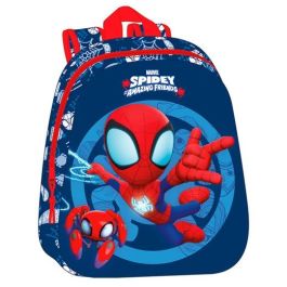 Mochila Escolar 3D Spider-Man Rojo Azul marino 27 x 33 x 10 cm Precio: 14.95000012. SKU: B17GJ9WBQ9