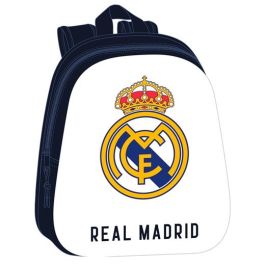 Mochila Escolar Real Madrid C.F. Blanco Azul marino 27 x 33 x 10 cm Precio: 13.95000046. SKU: B1CXLADV6C