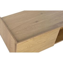 DKD Home Decor Mesa Centro Scandi Natural 120x60x35cm MDF Roble 2 Cajones