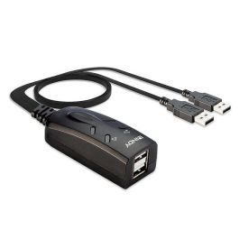 Lindy 2 Port USB Keyboard and Mouse Switch - Controla 2 Ordenadores con un Solo Teclado y Ratón - Emulación True Transparent USB Lindy 2 Port USB Keyboard and Mouse Switch - Controla 2 Ordenadores con un Solo Teclado y Ratón - Emulación True Transparent USB