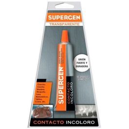 Supergen pegamento de contacto resistente incoloro tubo 75 ml blister Precio: 4.94999989. SKU: B1FZ2EFMGY