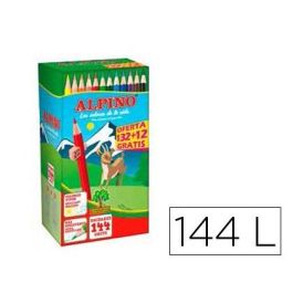 Alpino Lápices De Colores Festival 175 mm C-Surtidos Caja 132+12 Ud Gratis