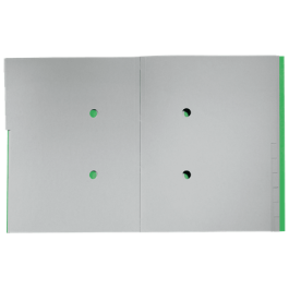 Leitz 39150055 Carpeta Clasificadora de Cartón 12 Posiciones A4 Recycle 100% Verde Certificado Climate Neutral