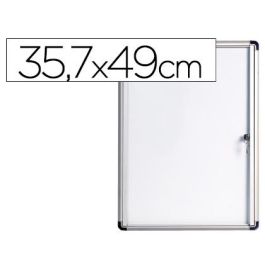 Vitrina De Anuncios Bi-Office Fondo Magnetico Extraplana De Interior 357x490 mm