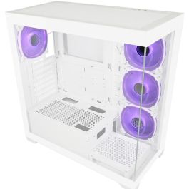 LC-Power LC-715W-ON Midi Tower PC Gaming Blanco ATX/Micro ATX/Mini-ITX Vidrio Templado Ventana Lateral