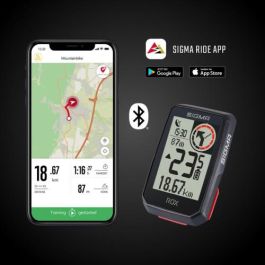 Sigma Sport ROX 2.0 - Ciclocomputador GPS Inalámbrico para Bicicleta con Navegación, Compatible con E-Bikes, Pantalla 2" (5,08 cm), Negro y Blanco - Ref. 01051