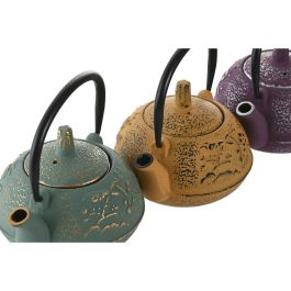 Tetera Oriental DKD Home Decor Amarillo Verde 11 x 12.5 x 13.3 cm (3 Unidades) Tetera Oriental DKD Home Decor Amarillo Verde 11 x 12.5 x 13.3 cm (3 Unidades)