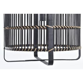 DKD Home Decor Lámpara de Techo Colonial Negra de Bambú, con 1 Bombilla E27 50W 220V, 40cm Ancho x 40cm Largo x 35cm Alto DKD Home Decor Lámpara de Techo Colonial Negra de Bambú, con 1 Bombilla E27 50W 220V, 40cm Ancho x 40cm Largo x 35cm Alto