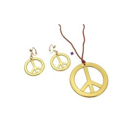 Colgante y pendientes hippies 7 cm/3 cm