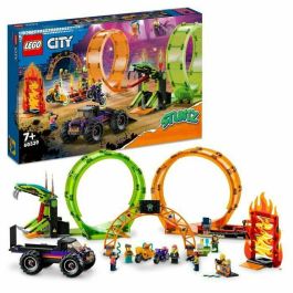 LEGO 60339 City Stuntz Stunt Arena Doble Bucle, Monster Truck, Rampa y Minifiguras. Set de Juguete Acrobacias para Niños +7 Años. Precio: 125.99000007. SKU: S7177166