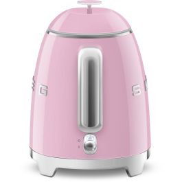 Smeg KLF05PKEU Hervidor de Agua Mini 0.8 L 1400 W Rosa Acero Inoxidable Indicador de Nivel de Agua Filtrado Apagado Automático