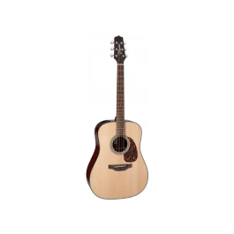 Takamine FT340BS Dreadnought Guitarra Acústica Tapa Abeto Sólido, Fondo y Aros Sapele Figurado, Natural Brillante, Preamplificador CTF-2N