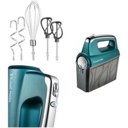 Russell Hobbs 25891-56 Batidora de Mano 350W, 5 Velocidades, Turbo, Batidores, Amasadores, Estuche, Accesorios Lavavajillas, Turquesa Russell Hobbs 25891-56 Batidora de Mano 350W, 5 Velocidades, Turbo, Batidores, Amasadores, Estuche, Accesorios Lavavajillas, Turquesa