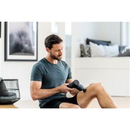 Beurer MG-185 Pistola de Masaje Muscular, 9 Niveles de Intensidad, 3000 Impulsos/Minuto, Mango Ergonómico, 5 Accesorios, Incluye Maletín