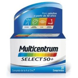 Multicentrum Select 50+ 30 Comprimidos. Vitaminas y Minerales para Adultos Mayores de 50 Años Precio: 18.5000002. SKU: B1466EKXVY