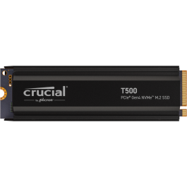 Crucial T500 Disco Duro Interno Sólido SSD 2TB PCIe NVMe 4.0 x4, Lectura 7400 MB/s, Escritura 7000 MB/s