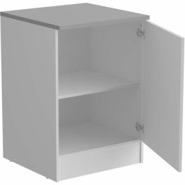 Oslo muebles bajos 1 puerta + tableta + plan - decoración blanca mate - l 60 x d 60 x h 86 cm