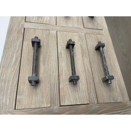 DKD Home Decor Consola Chuang rome Romantico Natural Madera de Hevea 110 x 40 x 88 cm