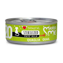 Disugual Mini-Me Gato Esterilizado Codorniz 12x85 gr Precio: 10.5000005. SKU: B1879EJPSC